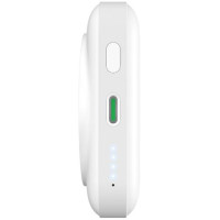 Puro 10000mAh MagSafe Wireless Power Bank with Aluminum Stand - White