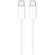 Puro TPE 25W USB-C - USB-C 3m Cable - White