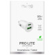 Puro Pro Lite Car Charger 1x USB-A + 1x USB-C Power Delivery 20W - White
