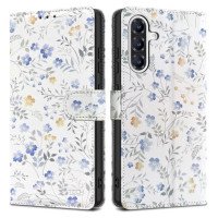 Tech-Protect Wallet Case for Samsung Galaxy A36 5G - White Daisies