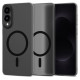 Tech-Protect MagSlim MagSafe case for Samsung Galaxy S25 Edge - matte black