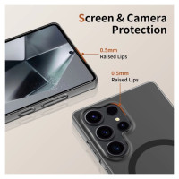 Tech-Protect MagSlim MagSafe case for Samsung Galaxy S25 Edge - matte black