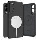 Tech-Protect Liquid Silicone MagSafe case for Samsung Galaxy S25 Edge - black