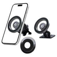 Spigen MFT13 MagSafe Car Holder for Cockpit or Air Vent - Silver