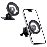 Spigen MFT13 MagSafe Car Holder for Cockpit or Air Vent - Silver
