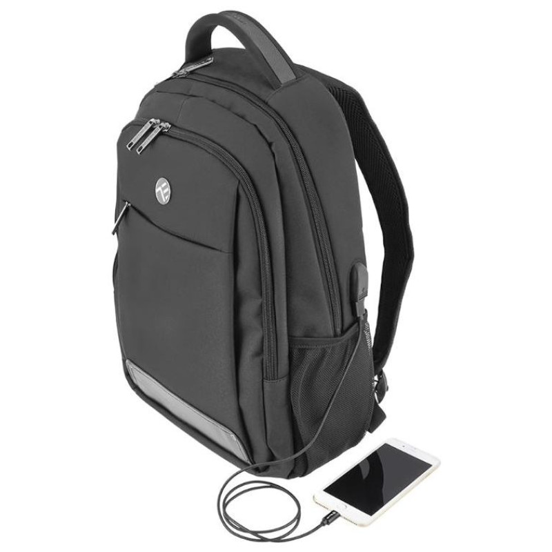 Tellur 15.6 Notebook Backpack Companion, USB port, Black