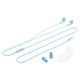 Tellur In-Ear Headset Fly, Noise Reduction Memory Foam Ear Plugs Blue