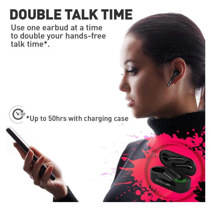 Tellur Ambia True Wireless Earphones Black