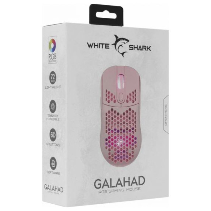White Shark GM-5007 GALAHAD-P Gaming Mouse Pink