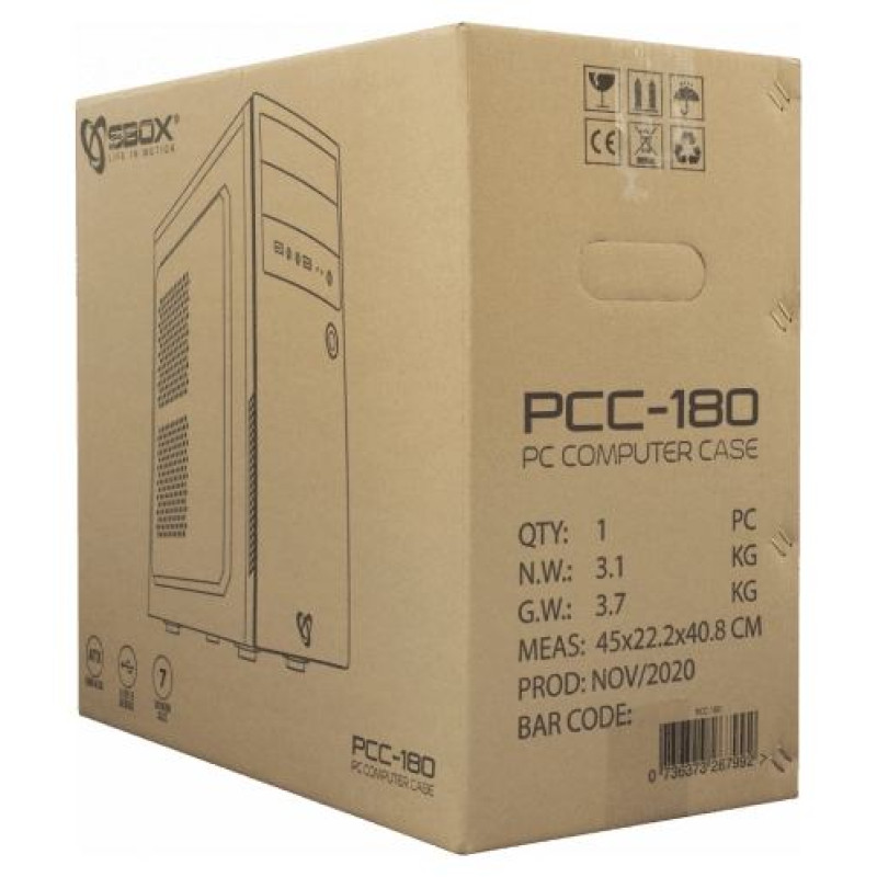 Sbox PCC-180 ATX