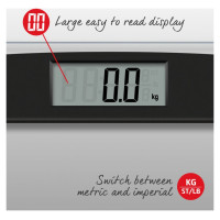 Salter 9208 BK3R Compact Glass Electronic Bathroom Scale