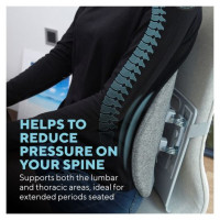 Homedics ER-BS200H Back Support Cushion with Cover + Heat