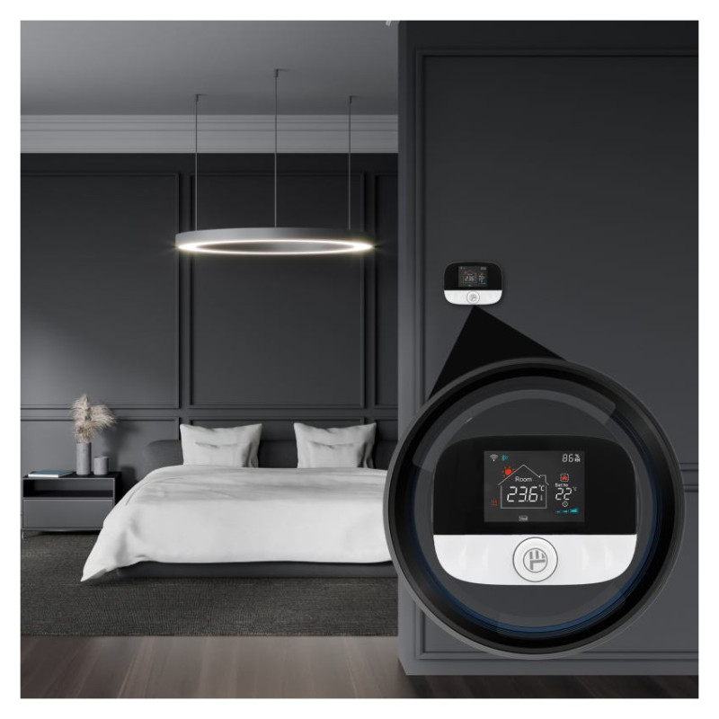 Tellur Smart WiFi Ambient Thermostat TSH02 black