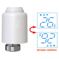 Tellur Smart WiFi Thermostatic Radiator Valve RVSH1 LED white