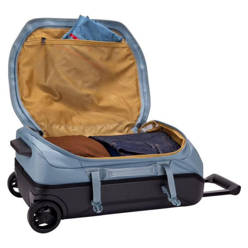 Thule 4986 Chasm Carry on Wheeled Duffel Bag 40L Pond Gray