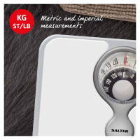 Salter 484 WHDRFEU16 Magnifying Lens Mechanical Bathroom Scale