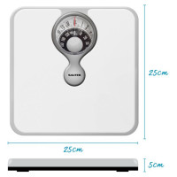 Salter 484 WHDRFEU16 Magnifying Lens Mechanical Bathroom Scale