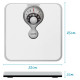 Salter 484 WHDRFEU16 Magnifying Lens Mechanical Bathroom Scale