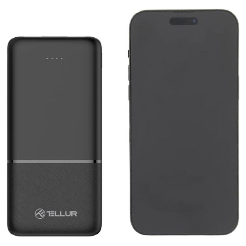 Tellur 10000mAh power bank black