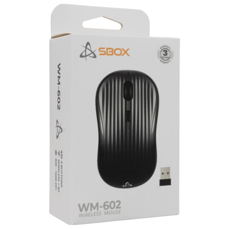 Sbox WM-602 Black Wireless