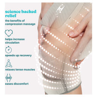 Homedics SR-CMXK10HBND Modulair Compression System Knee Wrap + Controller