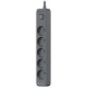 Tracer 47024 Zebra mobile ready 1.5m (5 outlets + 2USB 2,1A)