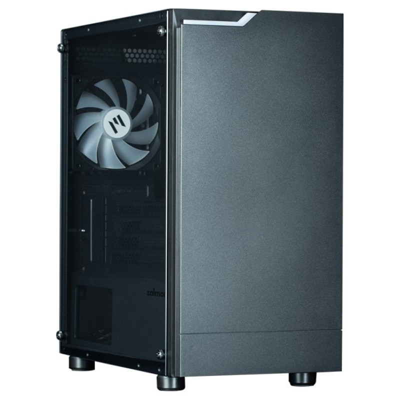 Zalman T4 Plus Black  Mini Tower Case, 120mm ARGB Fan x1