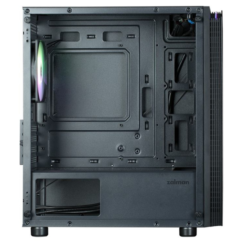 Zalman T4 Plus Black  Mini Tower Case, 120mm ARGB Fan x1