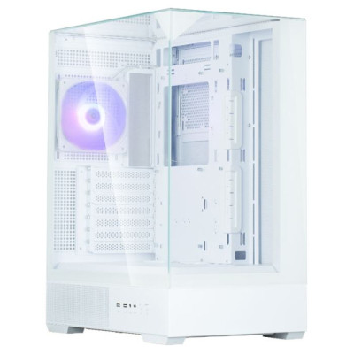 Zalman P40 Prism White, ARGB Fan x1