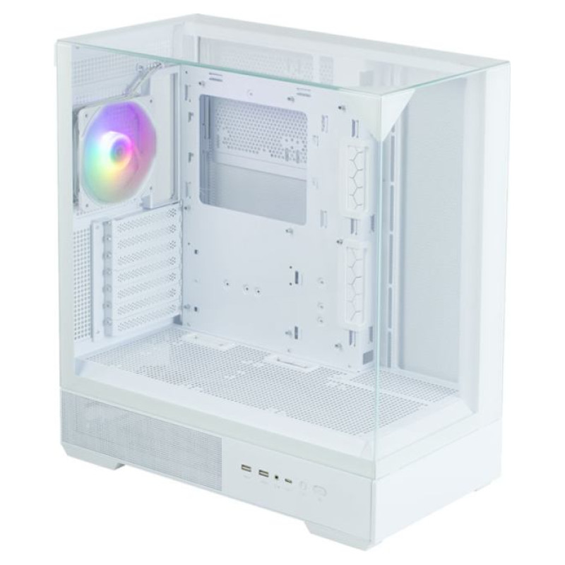 Zalman P40 Prism White, ARGB Fan x1
