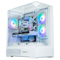 Zalman P40 Prism White, ARGB Fan x1