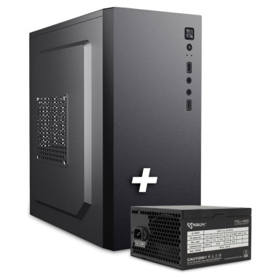 Sbox PCC-12 MicroATX + PSU-400