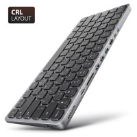 Axagon KEYBOARD + I/O HUB 9IN1/0.6M HMC-KB-CRL AXAGON