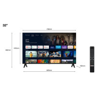 TCL TV Set|TCL|32"|Smart/HD|1366x768|Wireless LAN|Android TV|32S5400A