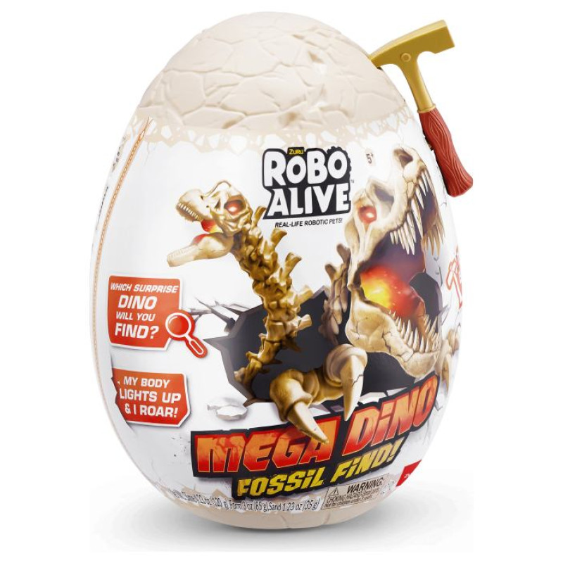 Roboalive Interaktīvā rotaļlieta Mega dinozauru fosiliju pārsteigums