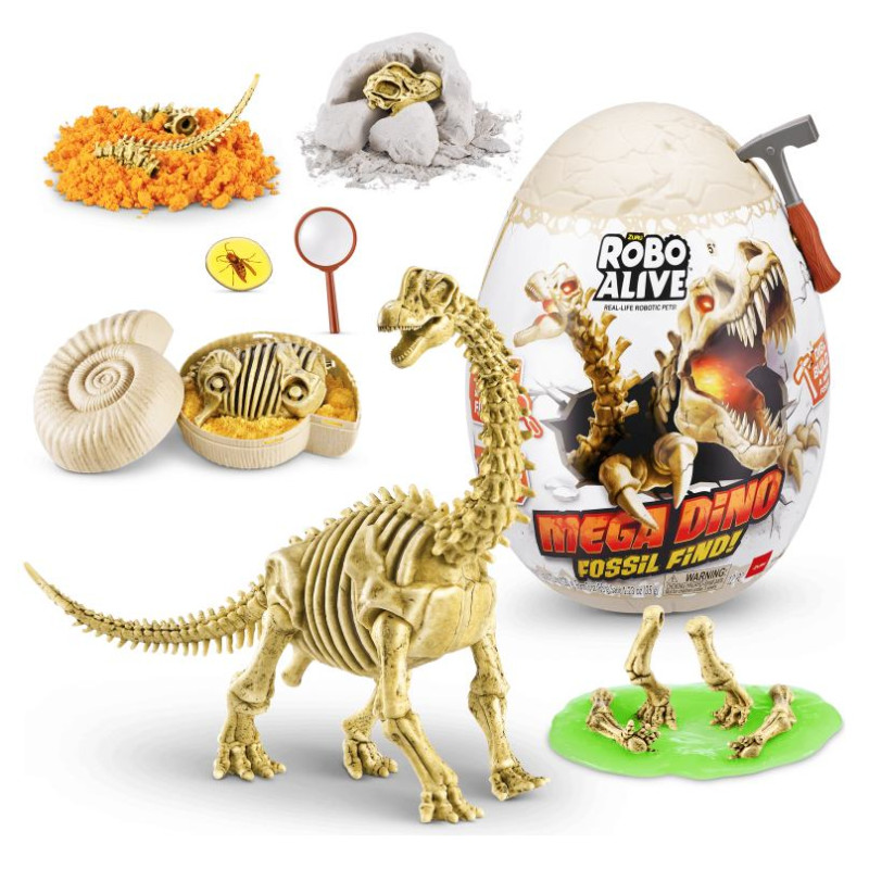 Roboalive Interaktīvā rotaļlieta Mega dinozauru fosiliju pārsteigums