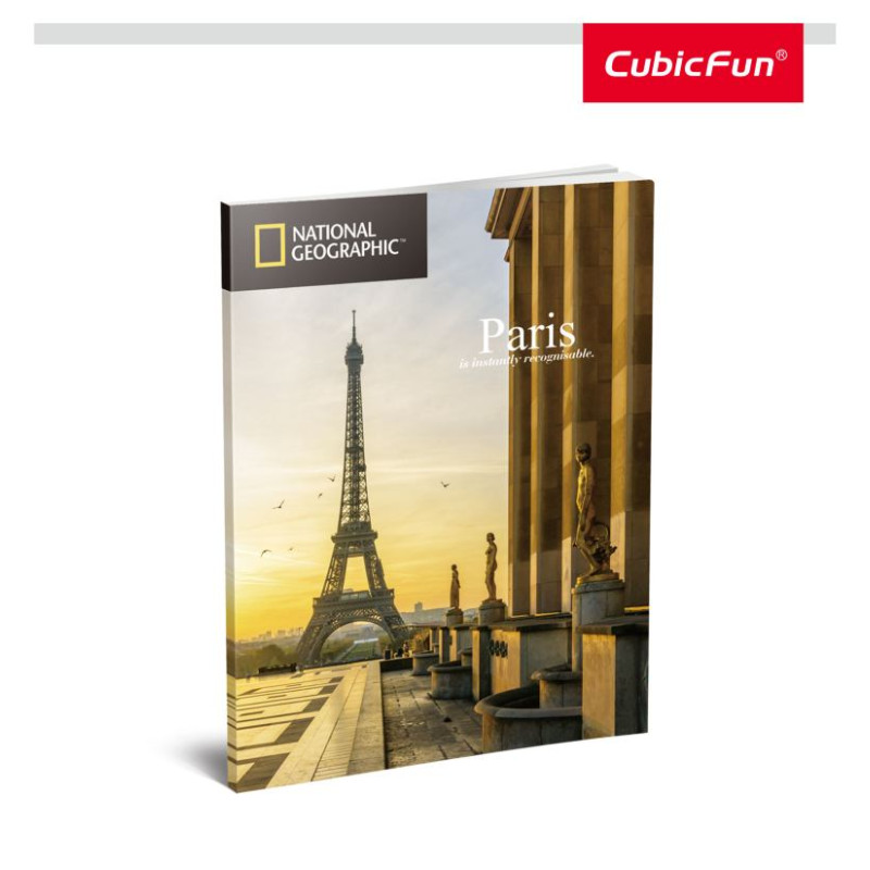 Cubic Fun CUBICFUN 3D Puzle National Geographic - Parīzes Dievmātes katedrāle