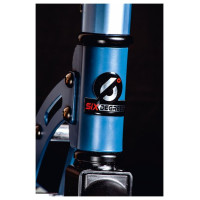 Six Degrees Scooter skrejritenis 205 mm, zils - AU 509