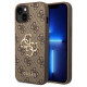 Guess GUHCP14S4GMGBR iPhone 14 6,1" brązowy/brown hardcase 4G Big Metal Logo