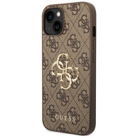 Guess GUHCP14S4GMGBR iPhone 14 6,1" brązowy/brown hardcase 4G Big Metal Logo