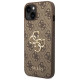 Guess GUHCP14S4GMGBR iPhone 14 6,1" brązowy/brown hardcase 4G Big Metal Logo