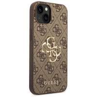 Guess GUHCP14S4GMGBR iPhone 14 6,1" brązowy/brown hardcase 4G Big Metal Logo