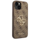 Guess GUHCP14S4GMGBR iPhone 14 6,1" brązowy/brown hardcase 4G Big Metal Logo