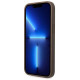 Guess GUHCP14S4GMGBR iPhone 14 6,1" brązowy/brown hardcase 4G Big Metal Logo
