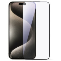 Joyroom JR-MLG0276 2.5D HD Dustproof Tempered Glass with Black Frame for iPhone 15/16