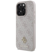 Guess 4G Small Classic MagSafe Case for iPhone 16 Pro Max - Pink