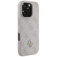 Guess 4G Small Classic MagSafe Case for iPhone 16 Pro Max - Pink
