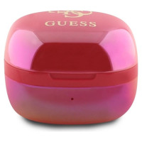 Guess Bluetooth headphones GUTWSJ144ESF TWS + docking station fuchsia/fuschia Iridescent 4G Printed Logo