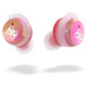 Guess Bluetooth headphones GUTWSJ144ESF TWS + docking station fuchsia/fuschia Iridescent 4G Printed Logo