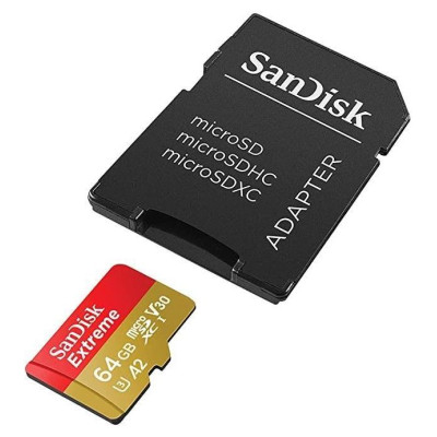 Sandisk MEMORY MICRO SDXC 64GB UHS-I/W/A SDSQXAH-064G-GN6MA SANDISK